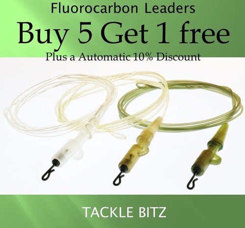 Fluorocarbon carp leaders with - fluorocarbon,