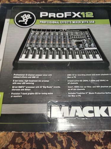 Mackie profx12 mixer - mackie,