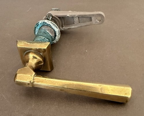 Vintage art deco brass - art, toilet