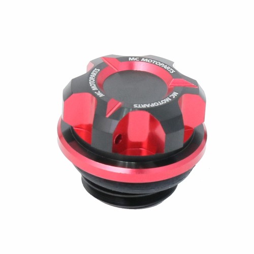Axis cnc oil filler cap - t-axis, red