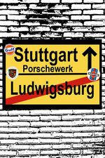Porsche Factory Road Sign