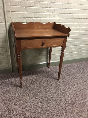 Antique vtg pine washstand - pine?,