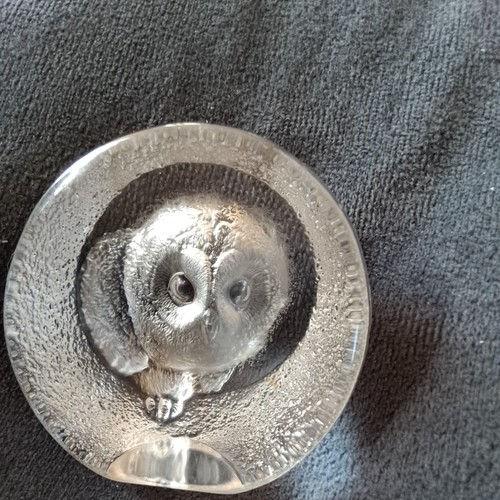 Mats jonasson signed crystal - mats,