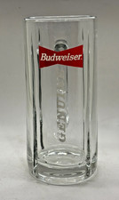 VINTAGE BUDWEISER PINT TANKARD GLASS - PUB HOME BAR BUD LAGER BEER