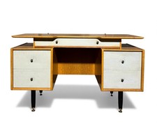 G PLAN OAK DESK CHINA WHITE