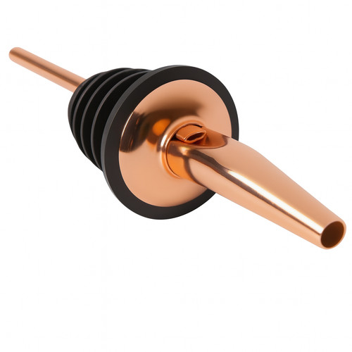 Copper bottle speed pourer - copper,