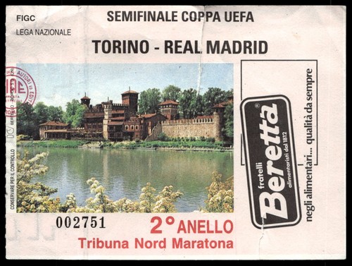 Ticket 1985 torino vs - ticket,