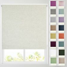 QUALITY MADE TO MEASURE -Soft Textured Ara Thermal Blackout Roller Blinds