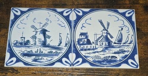 Lot vintage delft blue - vintage,