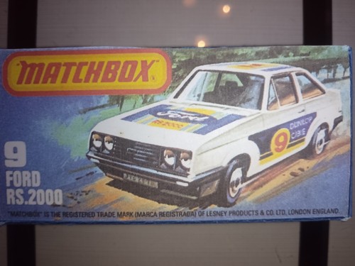 Matchbox no9 ford - no9, escort