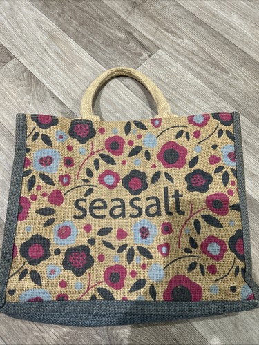 Seasalt small hessian jute bag - hessian,