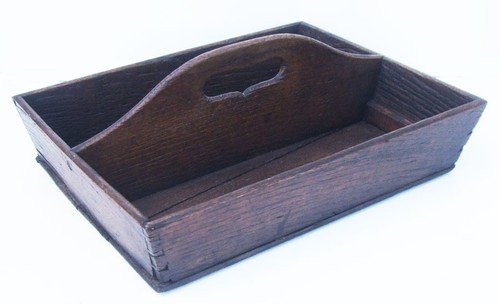 Antique oak tray - oak,