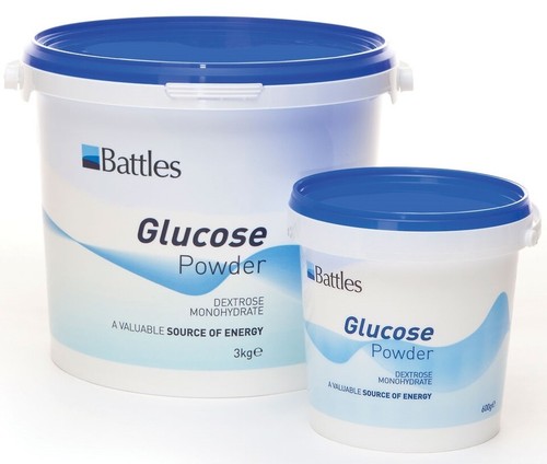 Battles glucose powder - powder, an