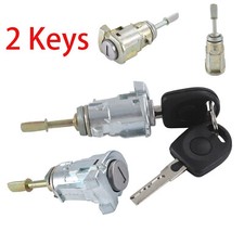 For VW Golf Mk4 1998-2006 Front Left Right Driver Door Lock Barrel & 2 Keys