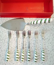 Christmas Cake Slice and 6