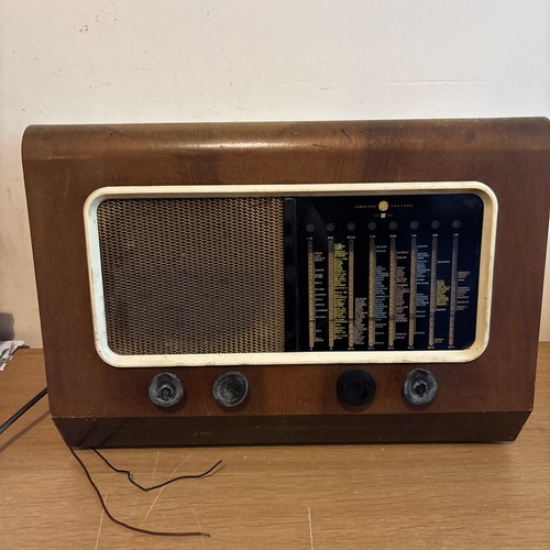 Vintage pye t19d valve radio - vintage,