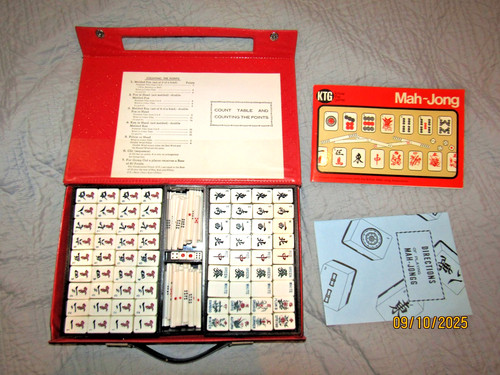 Vintage ktg mah jong set - ktg,
