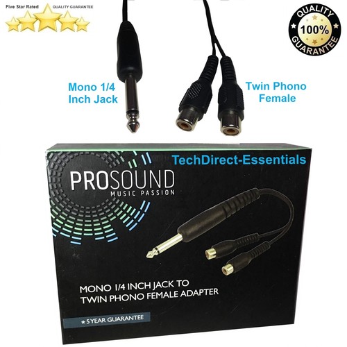 Prosound twin rca phono - prosound,