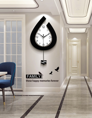 New luxury wall clock large - luxury,