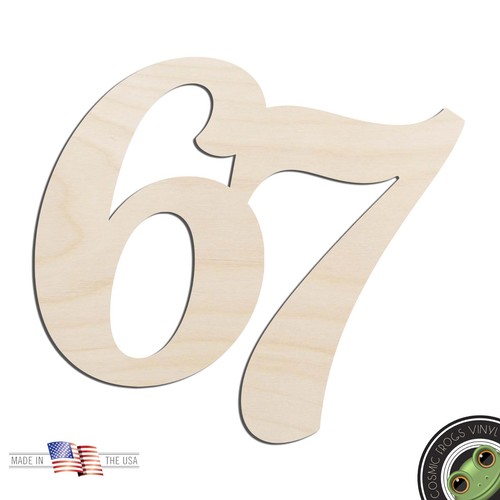 Laser cut out unfinished - 67,