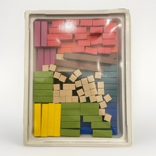 Vintage Wooden Cuisenaire Rods