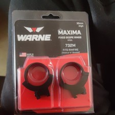 Warne 30mm Matte High .22