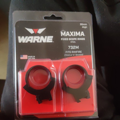 Warne 30mm matte - high, .22