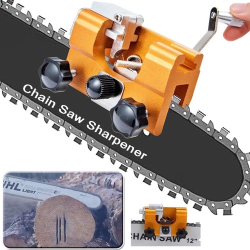Chainsaw chain sharpening jig - chainsaw,