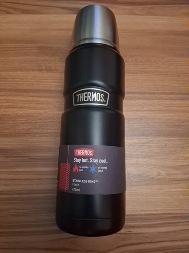 Thermos 470ml matt black king - 470ml,
