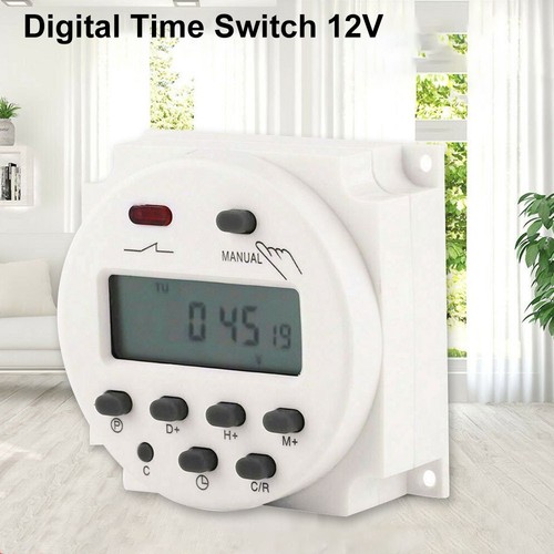 Timer switch 12v 16a lcd - timer,