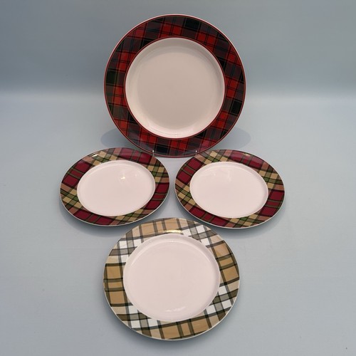 Spode christmas tree tartan - tree,