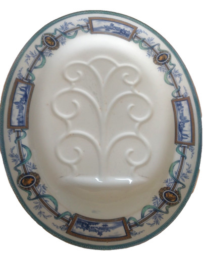 Antique minton landscape c1257 - antique,
