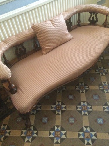 Regency upholstered