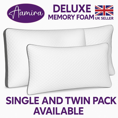 Aamira bed pillows memory foam - bed,