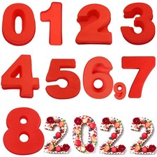 0-9 Number Forms Silicone Cake
