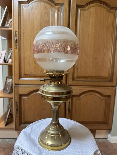 Brass oil lamp - brass, control
