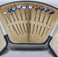  Set of 10 Sterling Silver