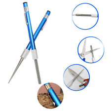 3in Hunting Pocket Outdoor Kitchen Blue Metal Fruit Mini Knife Pen-file