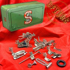 German SINGER Attachments Box for 15k 15 15-91 Low Shank Sewing Machines SIMANCO