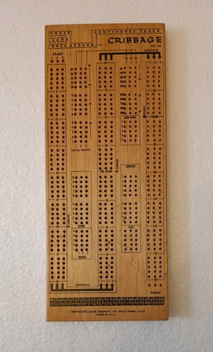Vintage cribbage board for - vintage,