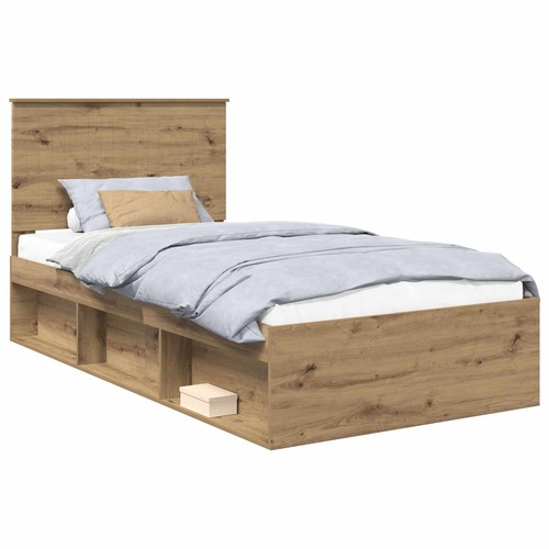 Bed frame with headboard solid - headboard,