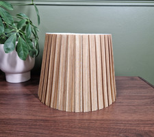 Gold Lamp Shade Pinch Pleated