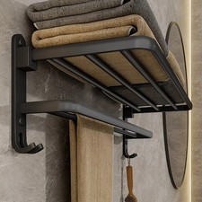 Double Tier Towel Rail Holder