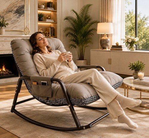 Modern rocking chair lounge - rocking,
