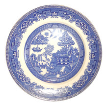 Old Willow Pattern Plate (post
