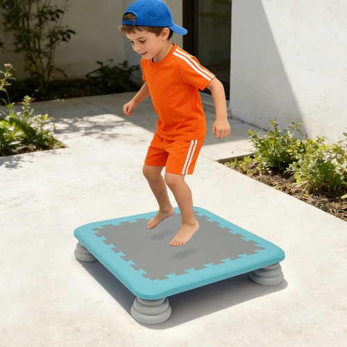 Kids trampoline bouncing - kids,