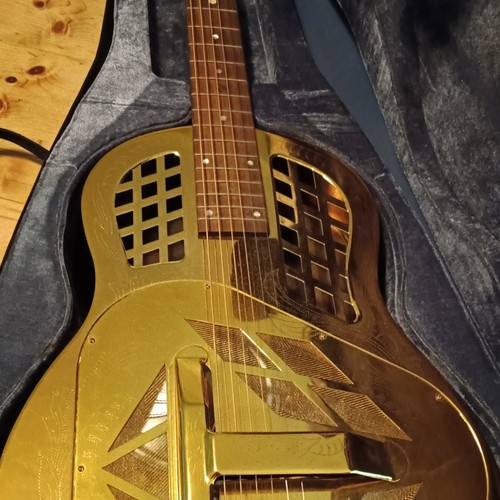 Acoustic resonator guitar gold - resonator,