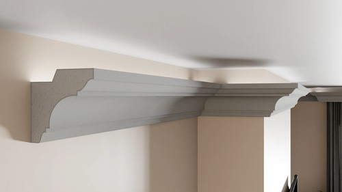 Plaster coated coving - plaster,
