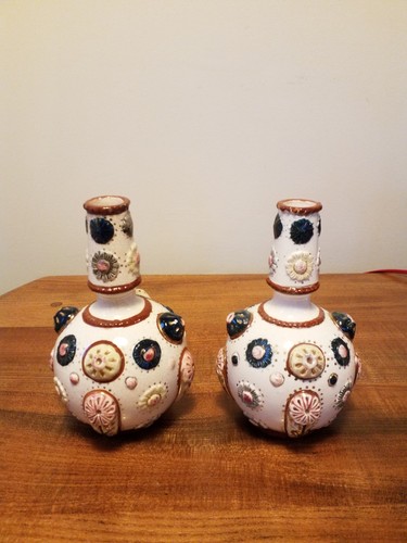 Pair early english - early, majolica