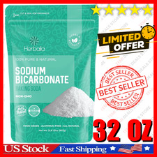 Sodium Bicarbonate 2lb, Baking Soda for Cleaning and Baking, Aluminum Free NEW**